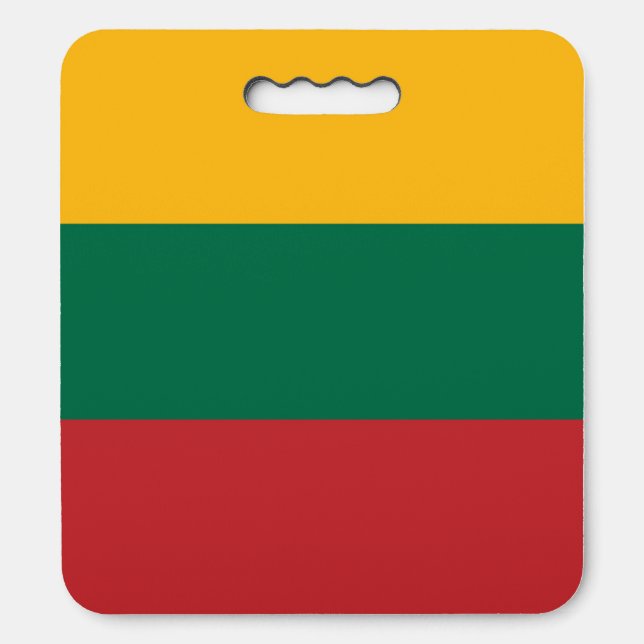 Lithuania Flag Seat Cushion (Front Vertical)