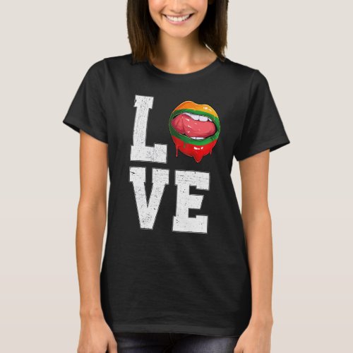 Lithuania Flag Soccer Fan Love Lithuanian T_Shirt