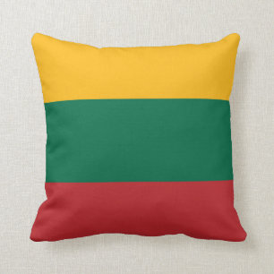 Lithuania Flag Throw Pillow