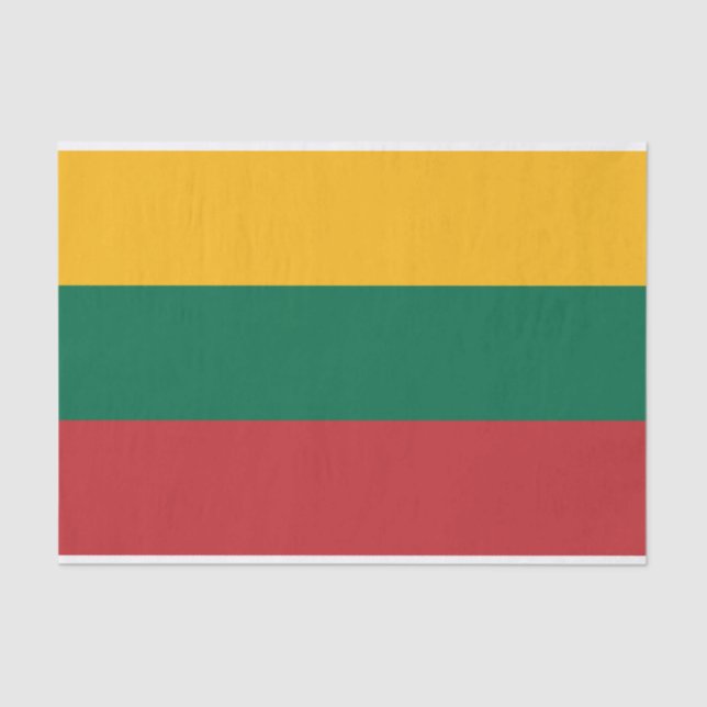 Lithuania Flag Tissue Paper (Front)