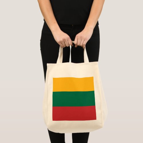 Lithuania flag tote bag