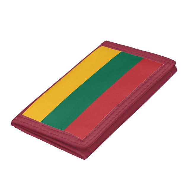 Lithuania Flag Tri-fold Wallet (Bottom)