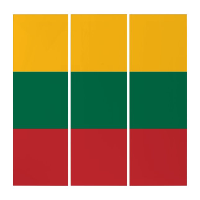 Lithuania flag triptych (Front)