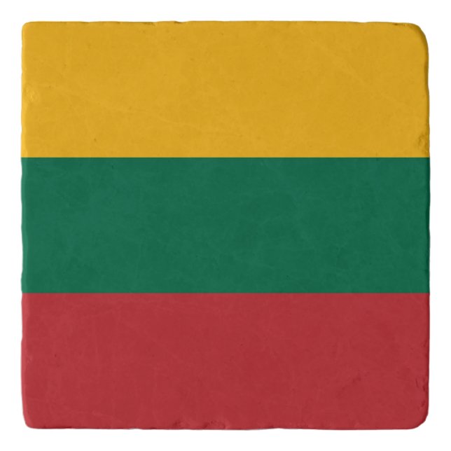 Lithuania Flag Trivet (Front)