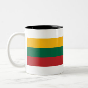 Lithuania Flag Two-Tone Coffee Mug