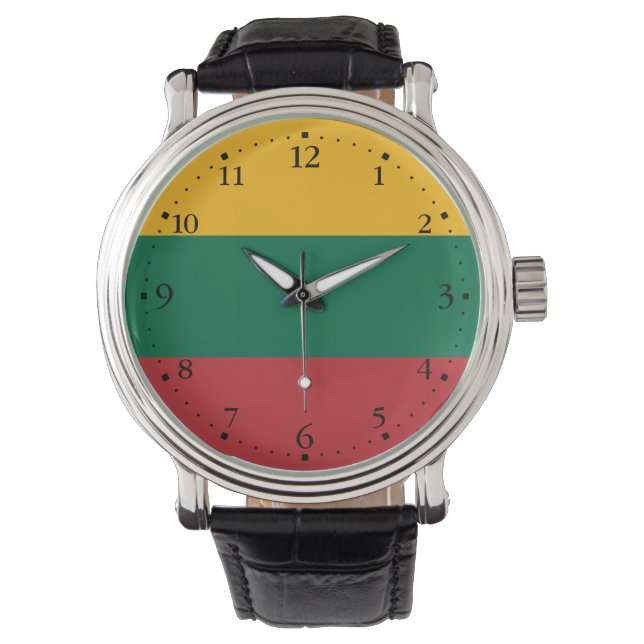 Lithuania Flag Watch (Front)