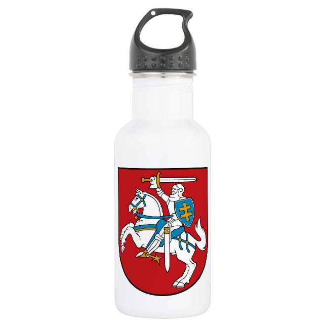 Lithuania Flag Water Bottle (Front)