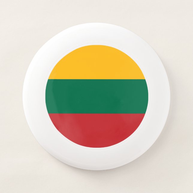 Lithuania Flag Wham-O Frisbee (Front)