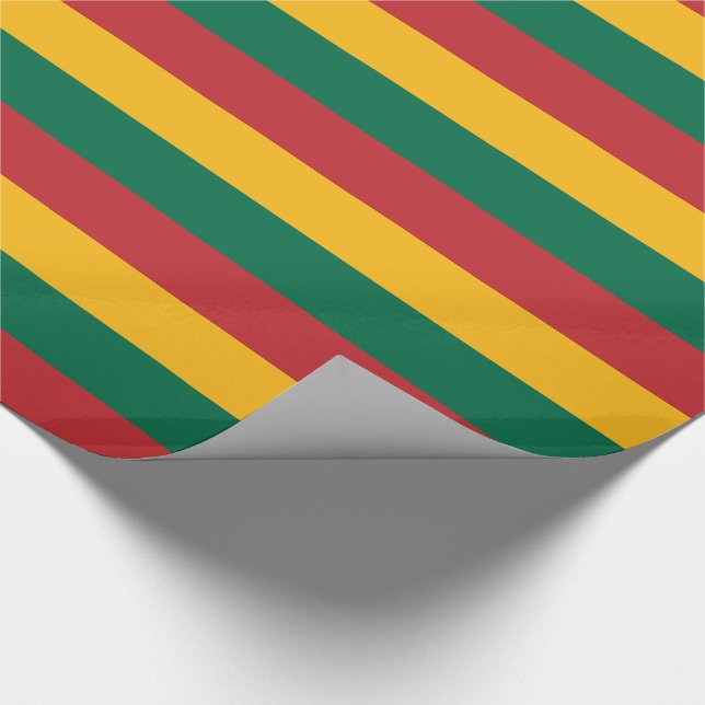 Lithuania Flag Wrapping Paper (Corner)
