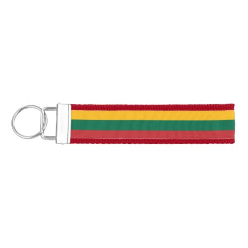 Lithuania Flag Wrist Keychain