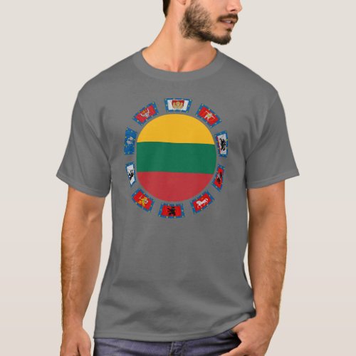 Lithuania Flags T_Shirt