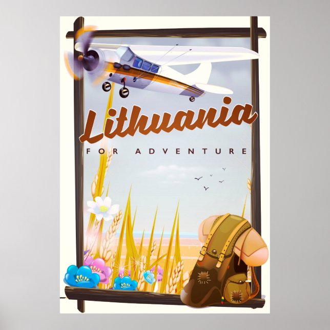 lithuania - For an adventure travel poster (Front)