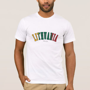 Lithuania in national flag colors T-Shirt