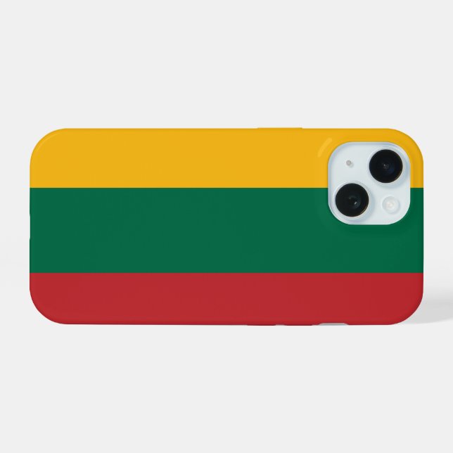 Lithuania Iphone Case (Back Horizontal)