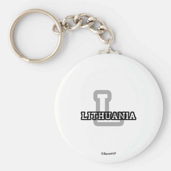 Lithuania Key Chain