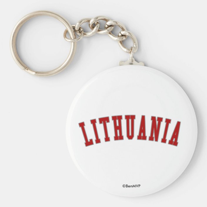 Lithuania Key Chain