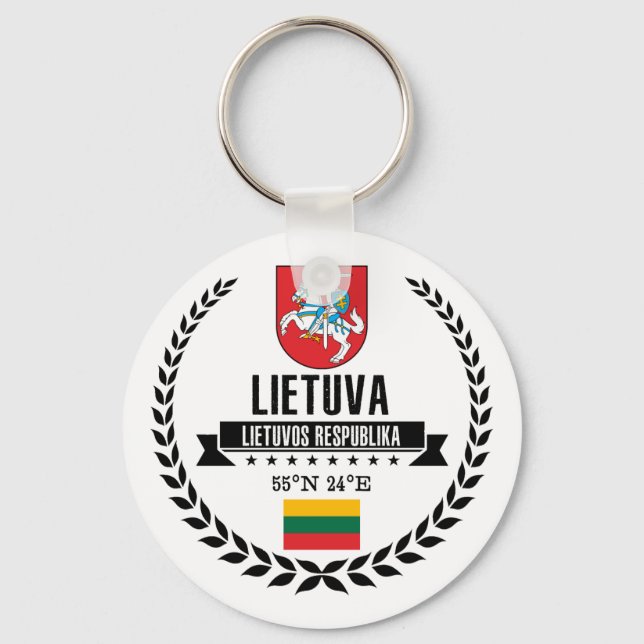 Lithuania Keychain (Front)