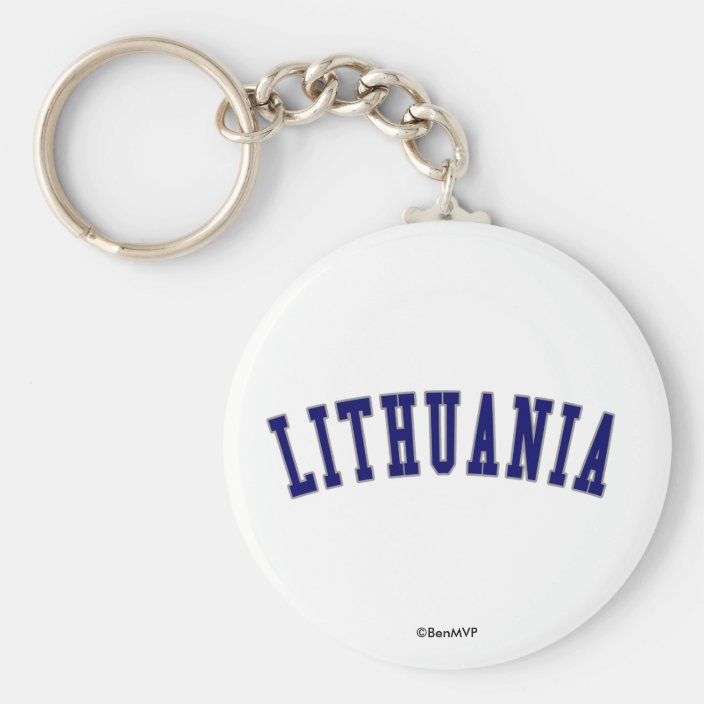 Lithuania Keychain