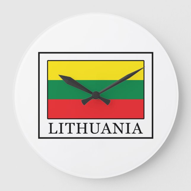 Lithuania Large Clock (Front)