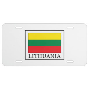 Lithuania License Plate