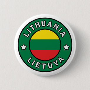 Lithuania Lietuva Button