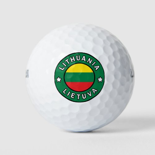 Lithuania Lietuva Golf Balls