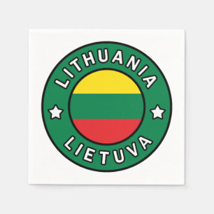 Lithuania Lietuva Napkins
