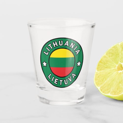 Lithuania Lietuva Shot Glass