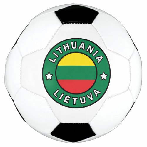 Lithuania Lietuva Soccer Ball