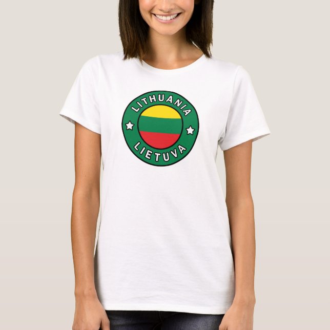 Lithuania Lietuva T-Shirt (Front)