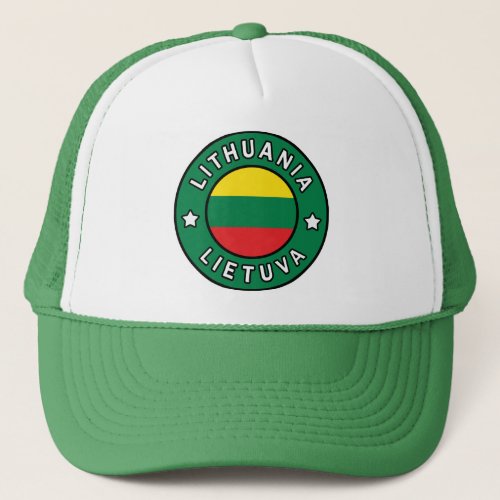 Lithuania Lietuva Trucker Hat