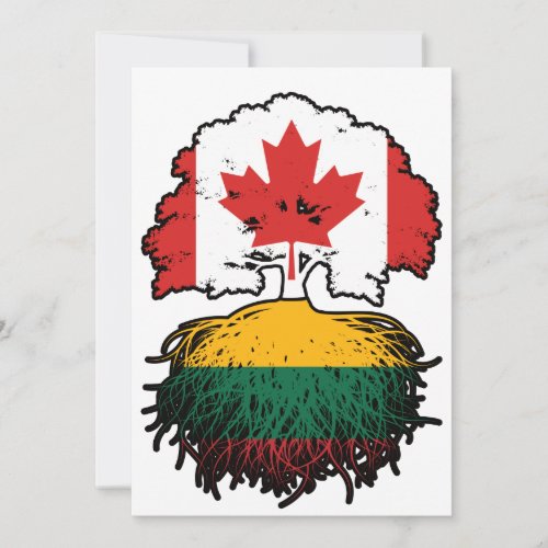 Lithuania Lithuanian Canadian Canada Tree Roots Invitation