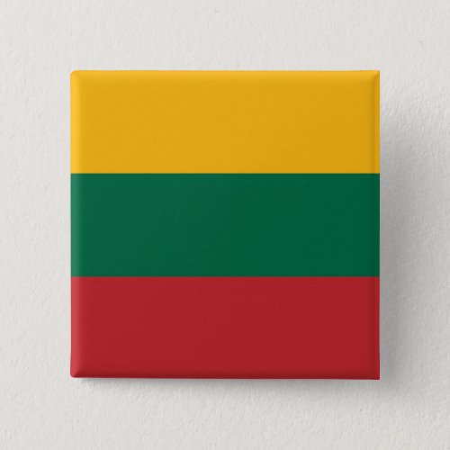 Lithuania Lithuanian Flag Button