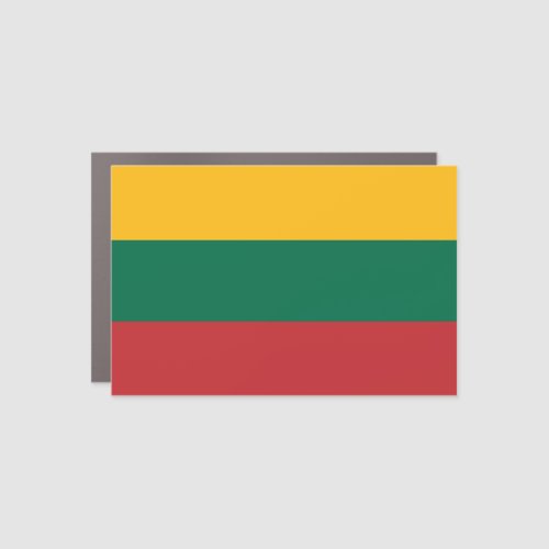 Lithuania Lithuanian Flag Car Magnet