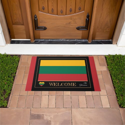 Lithuania  Lithuanian Flag house sports Welcome Doormat