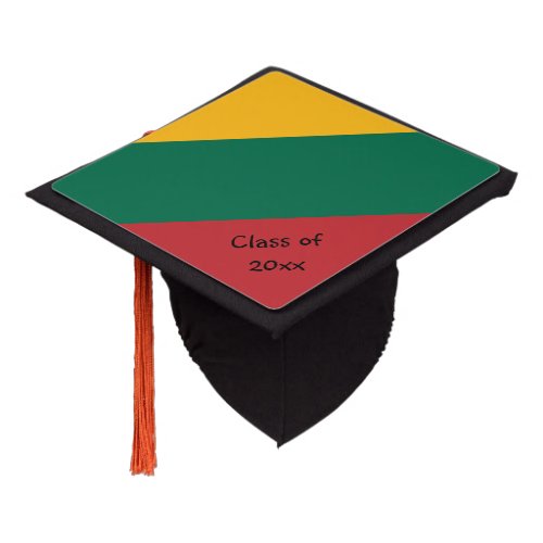 Lithuania  Lithuanian Flag _ Students University Graduation Cap Topper