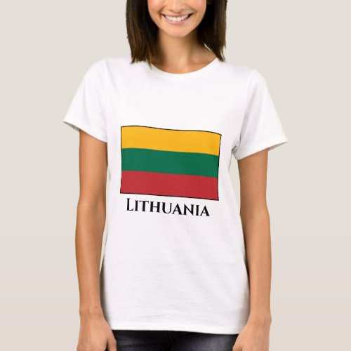 Lithuania Lithuanian Flag T_Shirt