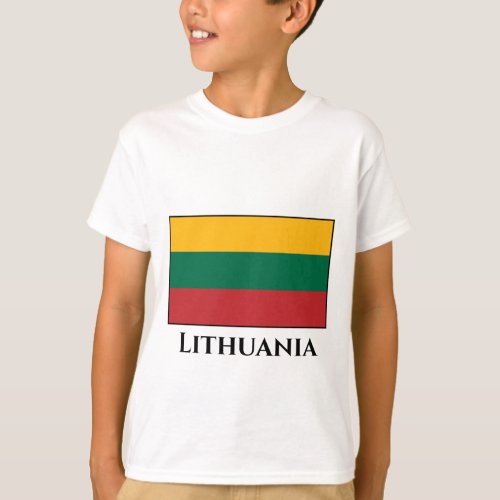 Lithuania Lithuanian Flag T_Shirt