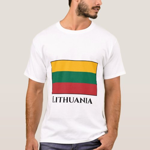 Lithuania Lithuanian Flag T_Shirt