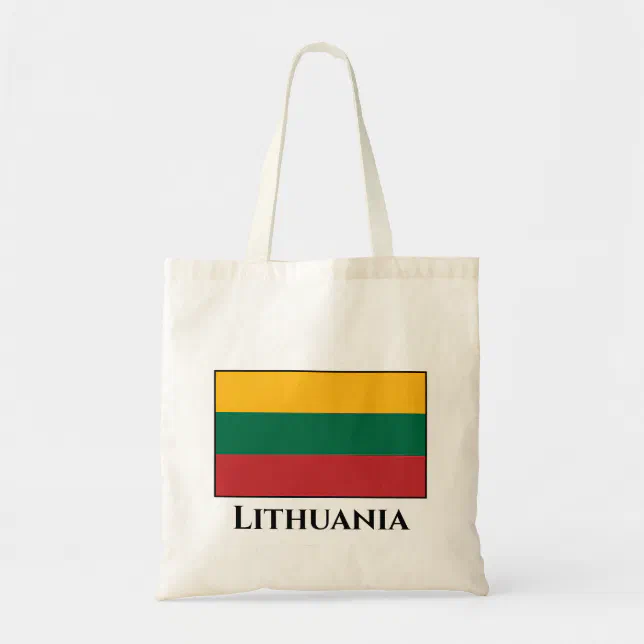Lithuania (Lithuanian) Flag Tote Bag Zazzle