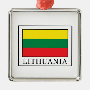 Lithuania Metal Ornament