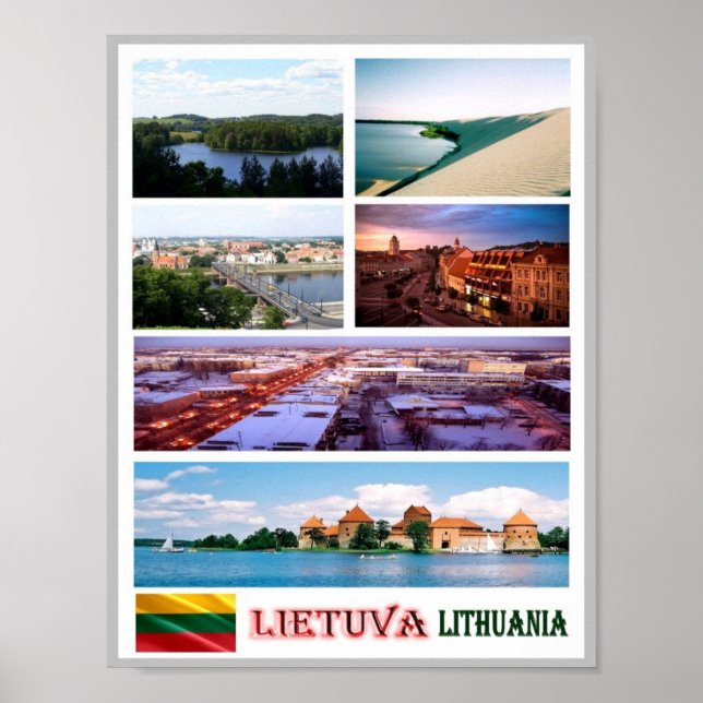 Lithuania - Mosaic - Poster (Front)