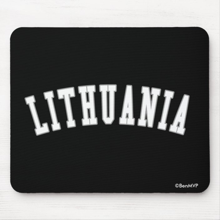 Lithuania Mouse Pad