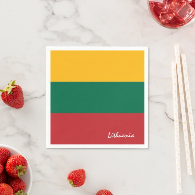 Lithuania Napkins, Lithuanian party /sport fans Napkins (Insitu)