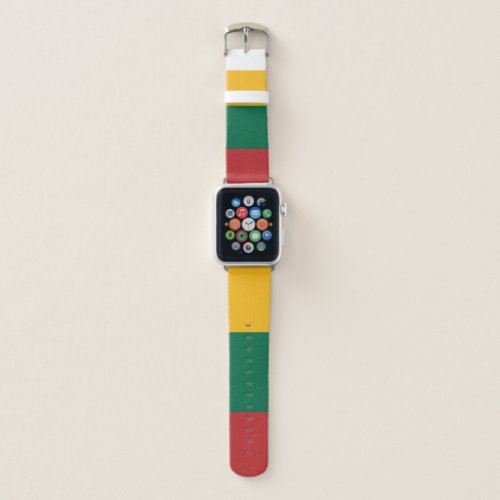 Lithuania National Flag Apple Watch Band