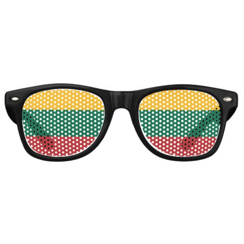 Lithuania National Flag Retro Sunglasses