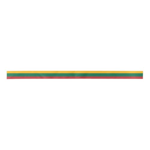 Lithuania National Flag Satin Ribbon