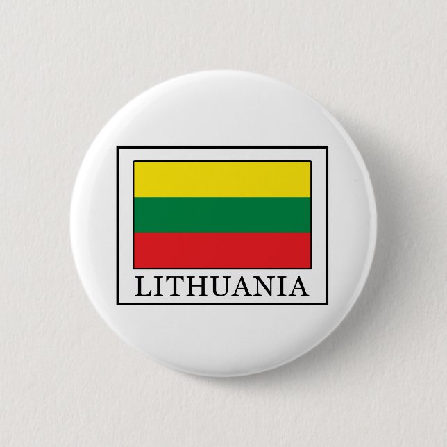 Lithuania Pinback Button (Front)