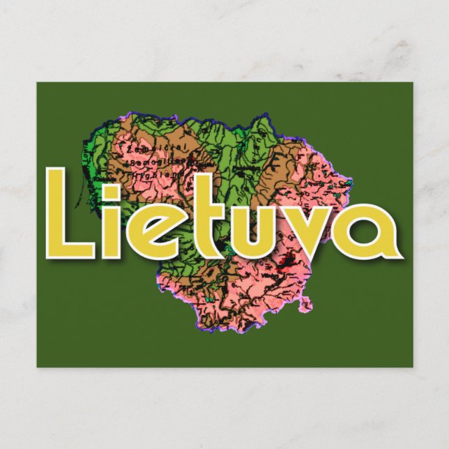 Lithuania Postcard (Front)