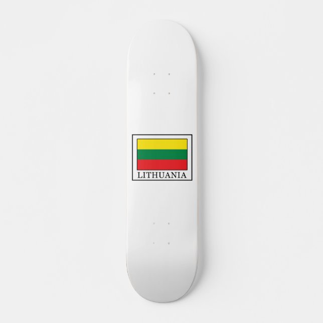 Lithuania Skateboard Deck (Front)